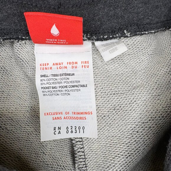 Puma Jogger Sweat Capri Pants Womens Size XS Gray Fleece Elastic Waist Pull On - Picture 3 of 8